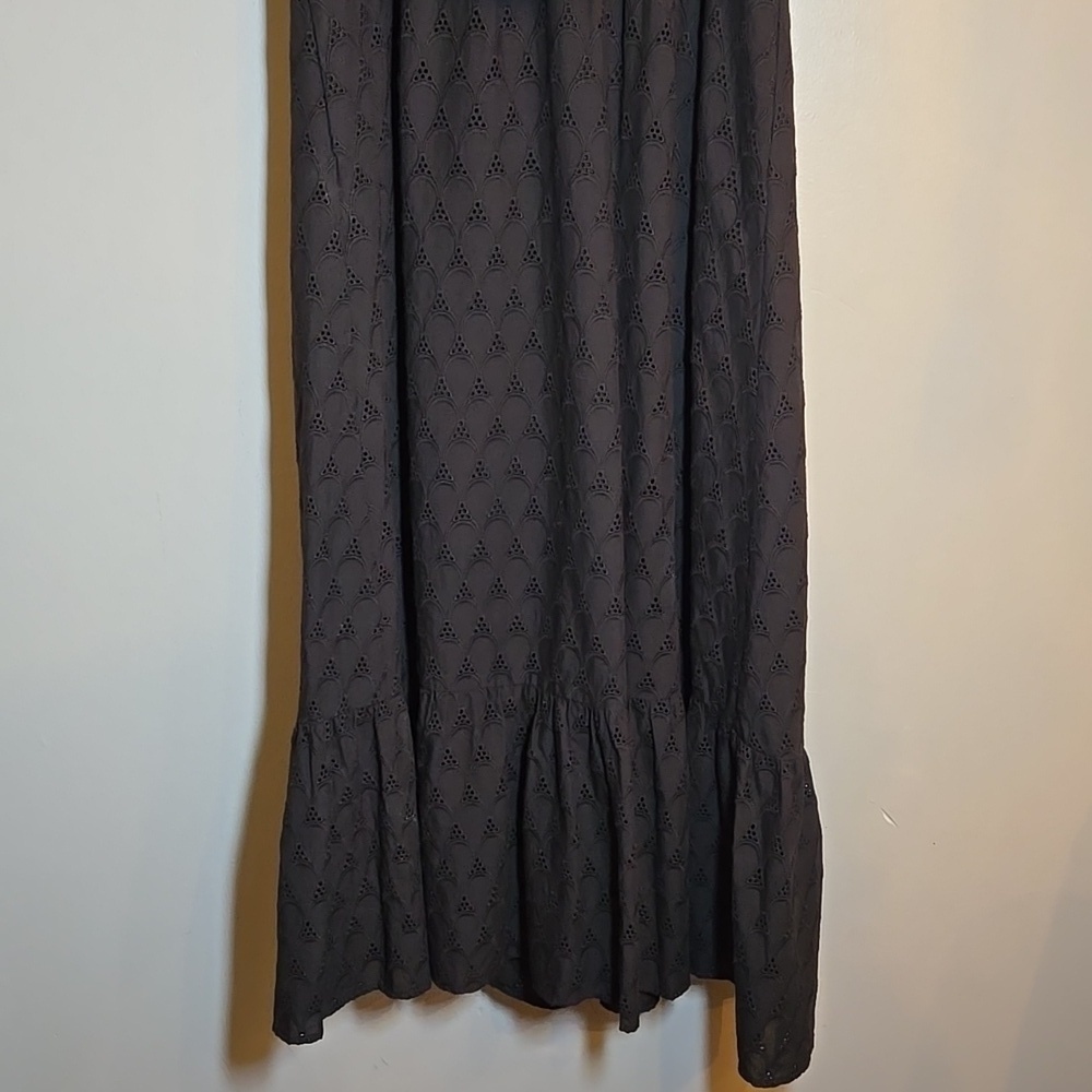 Diane Von Furstenberg Polina Belted Eyelet Short Puff Sleeved Midi Dress NWOT - Picture 8 of 16